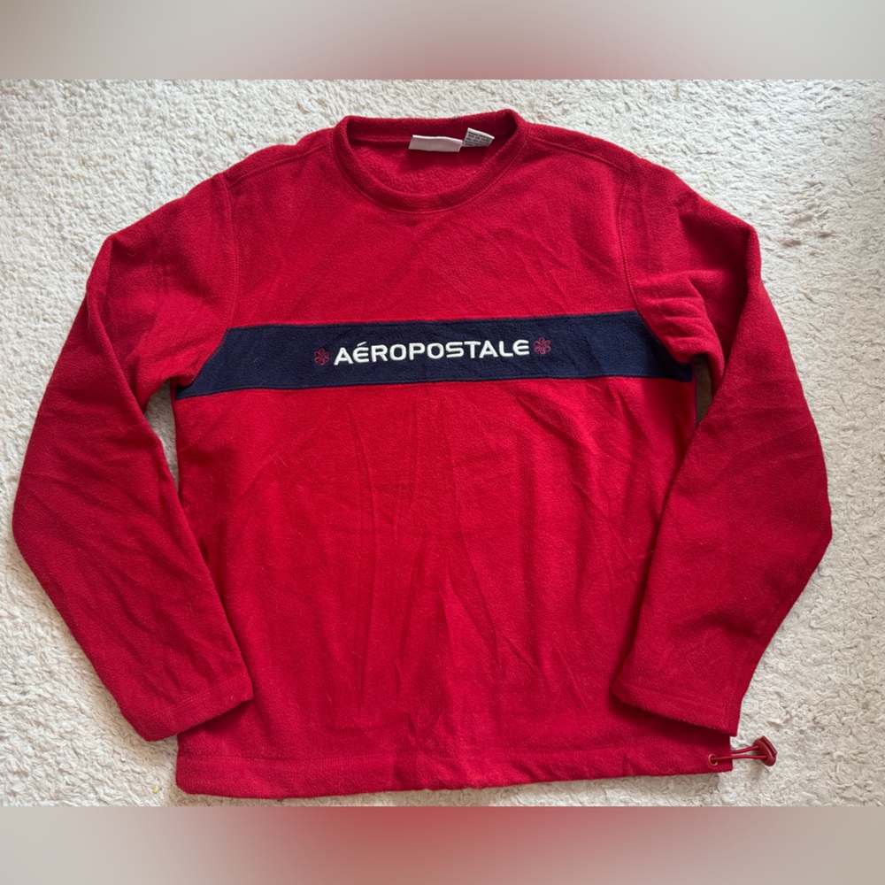 Vtg Aeropostale fleece pullover